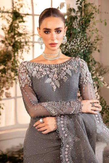 MARIA B | WEDDING EDITION '24 | 3 Piece Embroidered Organza Suit | BD-2902