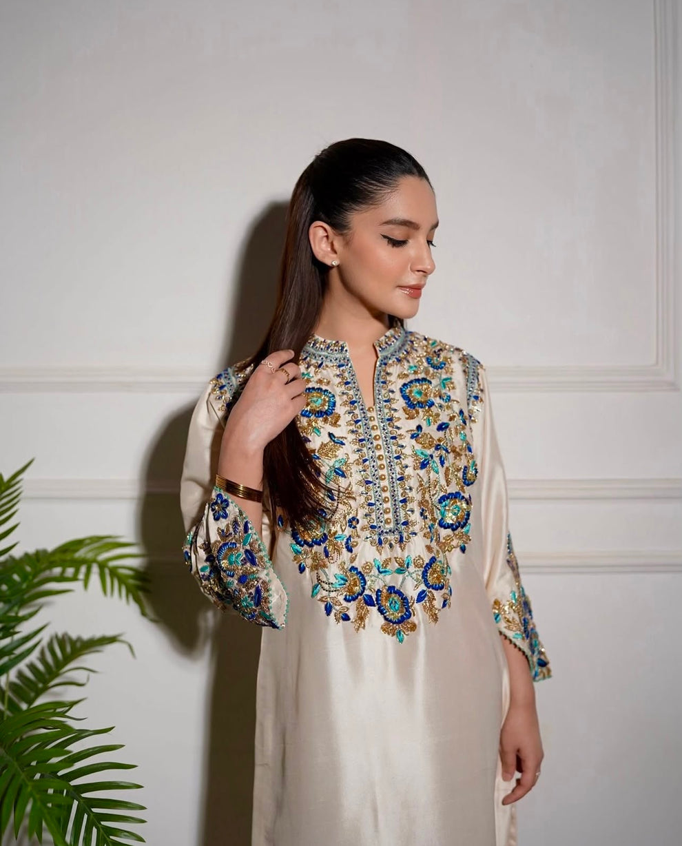 Aleena Khan Designer - White Ayla's Atelier