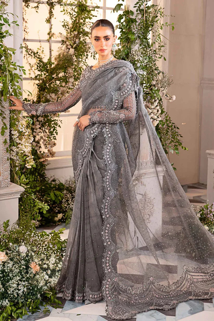 MARIA B | WEDDING EDITION '24 | 3 Piece Embroidered Organza Suit | BD-2902