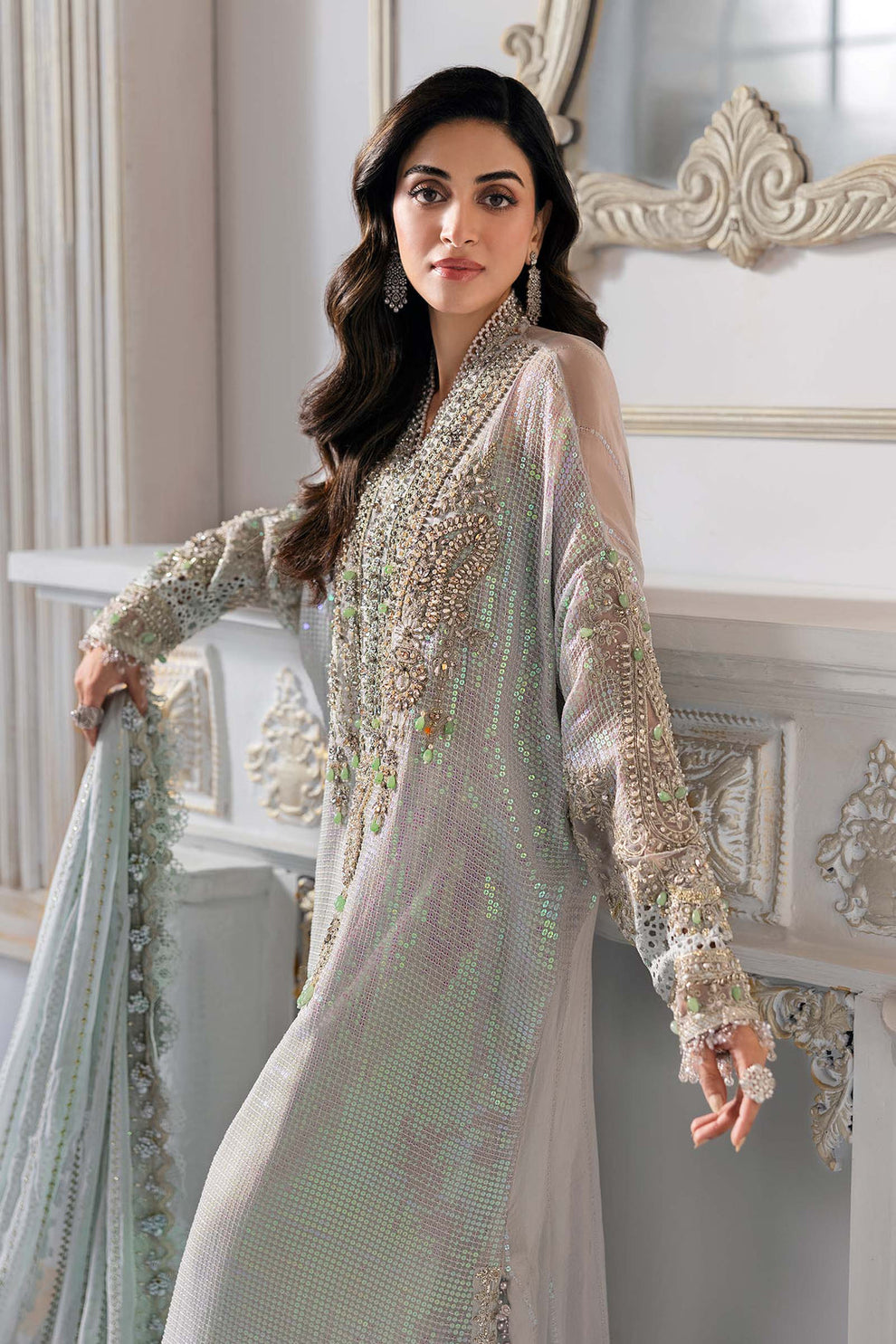 Maria B 3 Piece Ice Blue | BD-3005 Ayla's Atelier