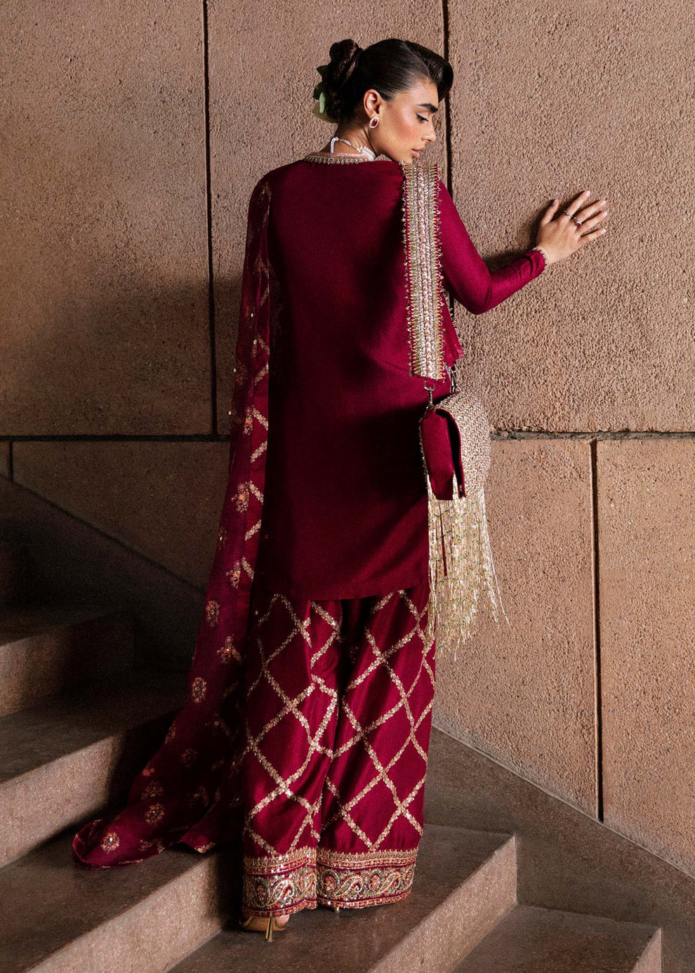 Hussain Rehar - Merlot Ayla's Atelier