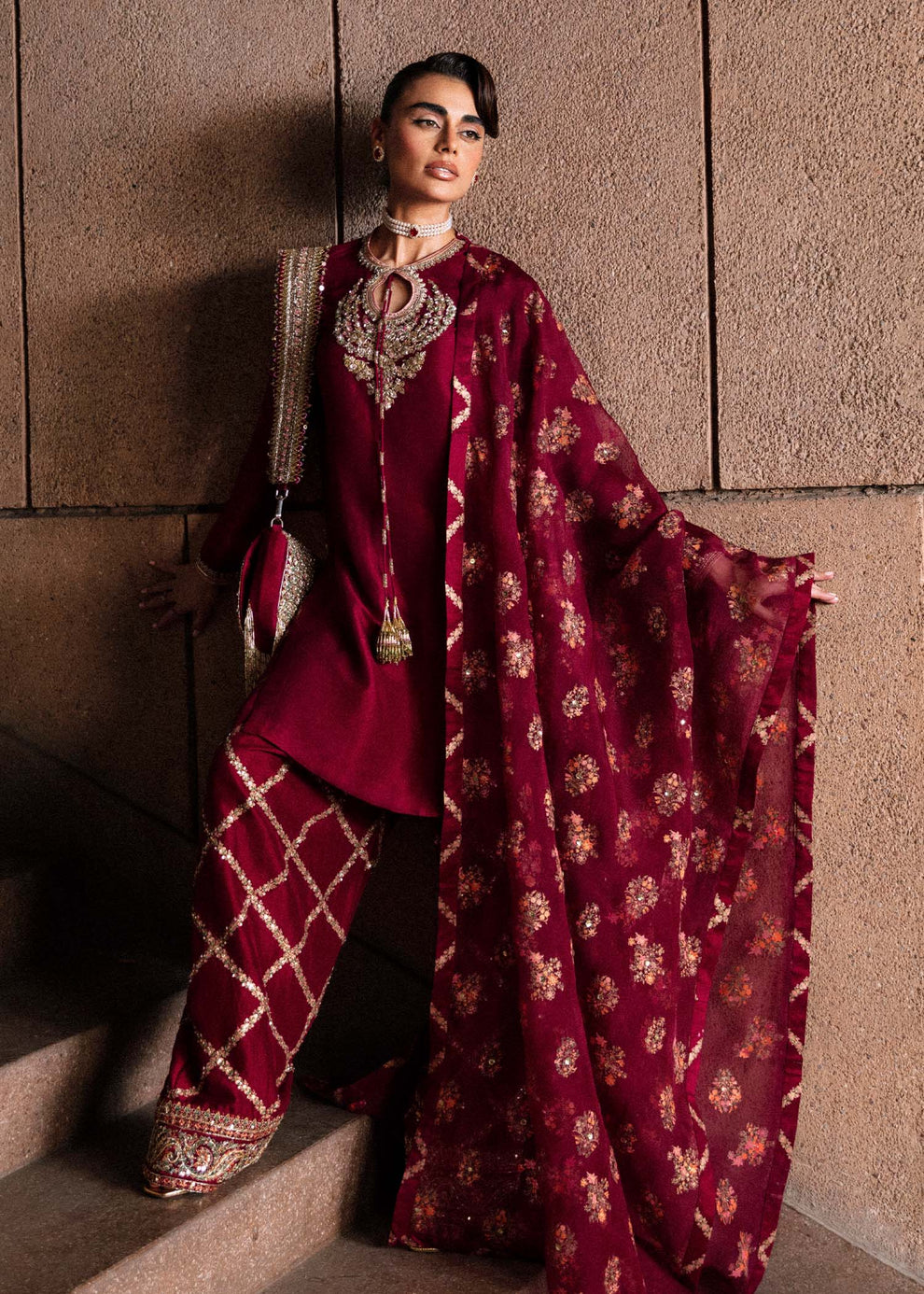 Hussain Rehar - Merlot Ayla's Atelier