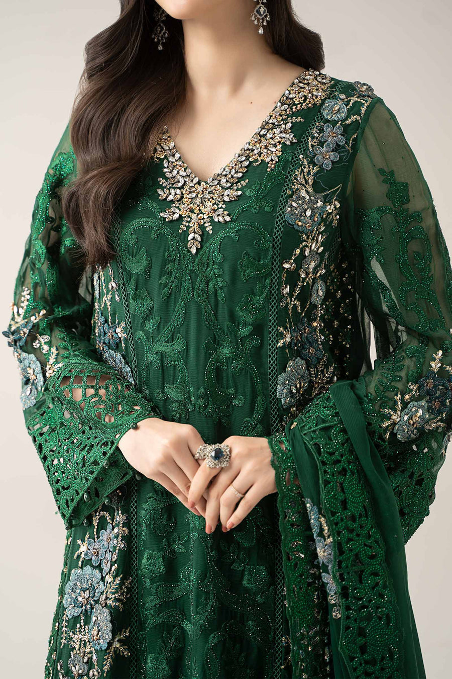Maria B | BDS-3008 Emerald Green Ayla's Atelier