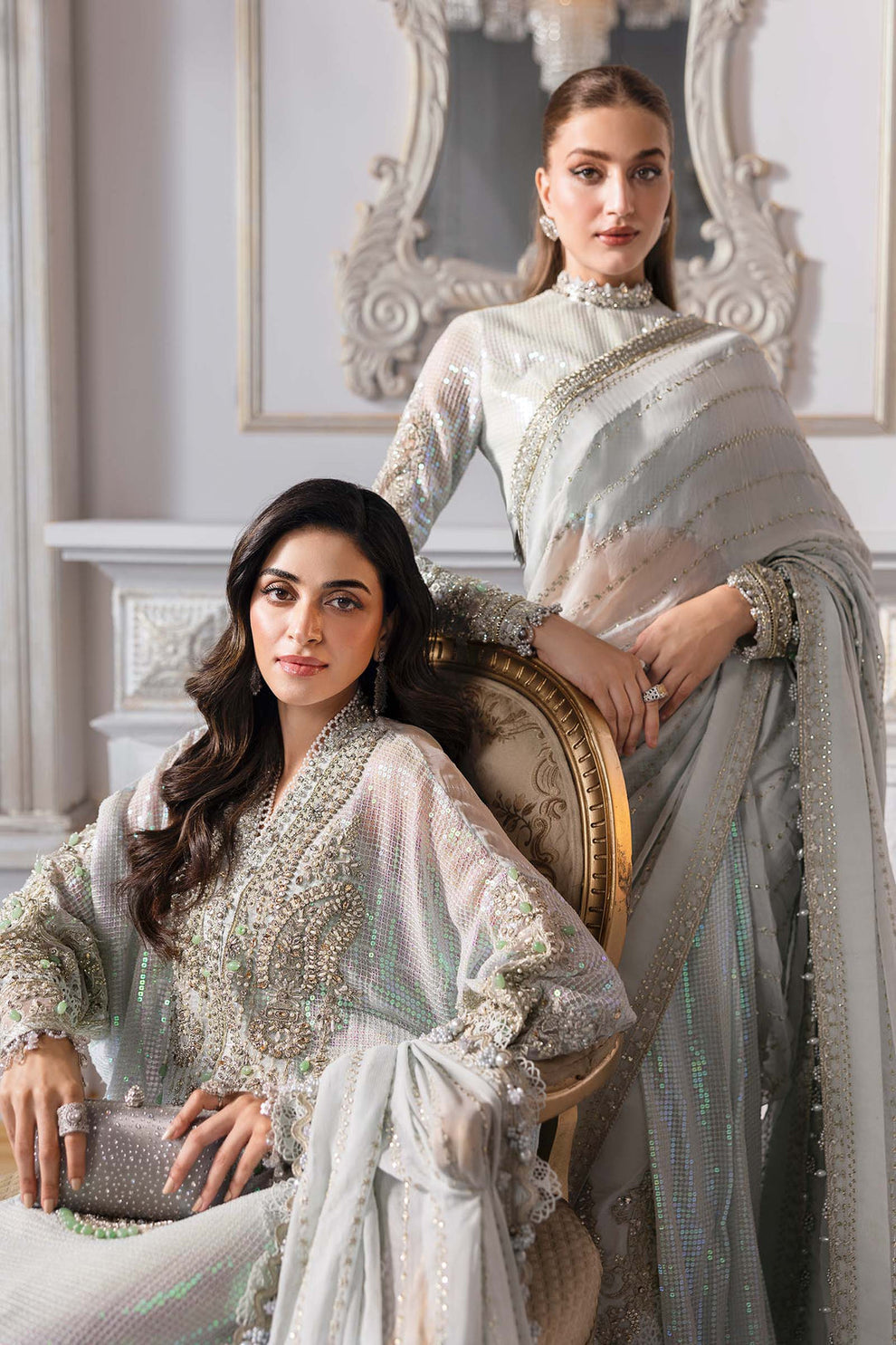 Maria B 3 Piece Ice Blue | BD-3005 Ayla's Atelier